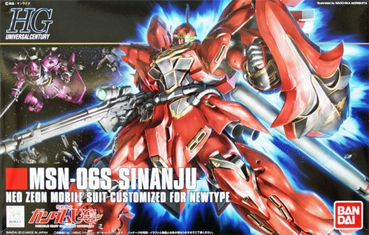 Mobile Suit Gundam Unicorn HGUC MSN-06S Sinanju 1/144 Scale Model Kit #116