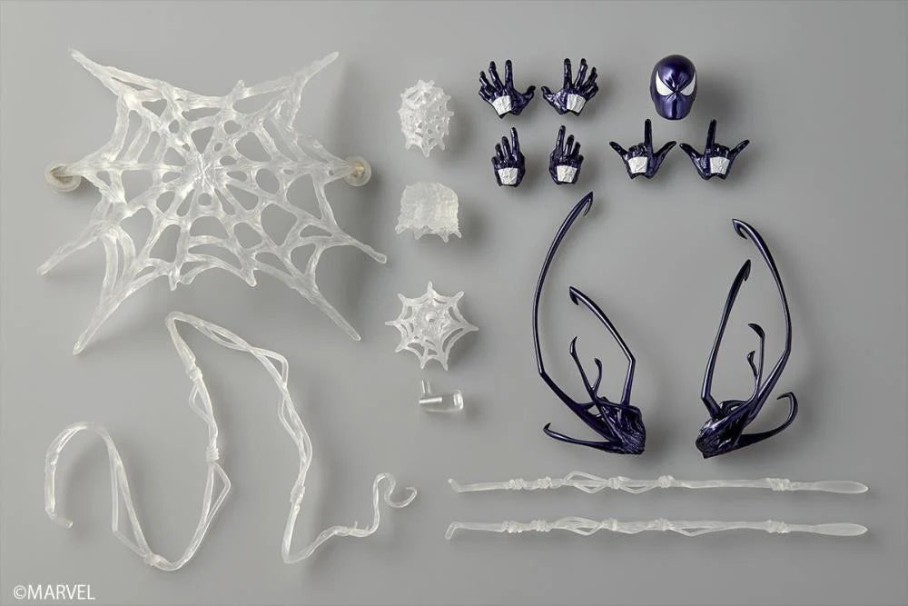 Pre-Order - Marvel Comics Amazing Yamaguchi Revoltech NR106 Symbiote Suit Spider-Man (Purple Ver.) Action Figure