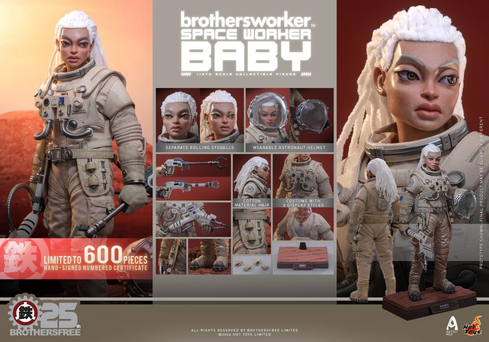 Pre-Order: Space Worker Baby (Brothersfree 25th Anniversary Ver.) 1/6th Scale Collectible Figure