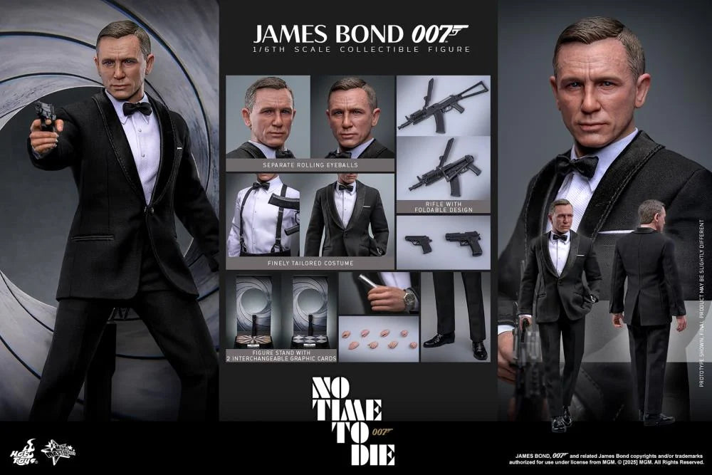 Pre-Order - No Time to Die MMS803 James Bond 1/6th Scale Collectible Figure