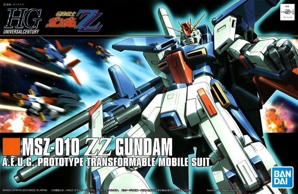 Mobile Suit Gundam ZZ HGUC MSZ-010 ZZ Gundam #111 1/144 Scale Model Kit