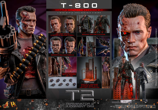 Terminator 2: Judgement Day DX46 T-800 (Battle Damaged Version 2.0) 1/6th Scale Collectible Figure