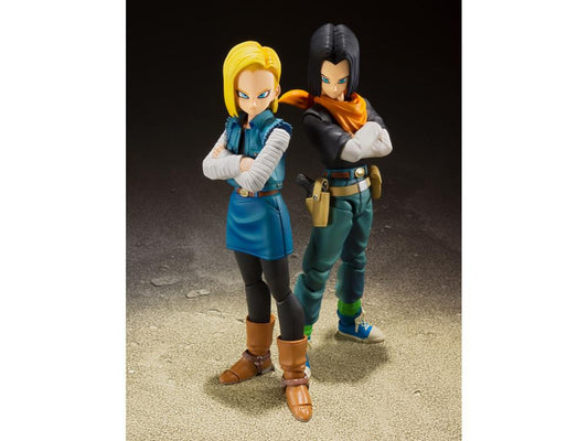 Dragon Ball Z S.H.Figuarts Android 17 Exclusive Color Edition w/ Shipper Box