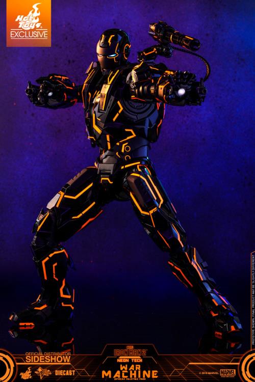 Iron Man 2 MMS553D35 Neon Tech War Machine 1/6th Scale Exclusive Collectible Figure