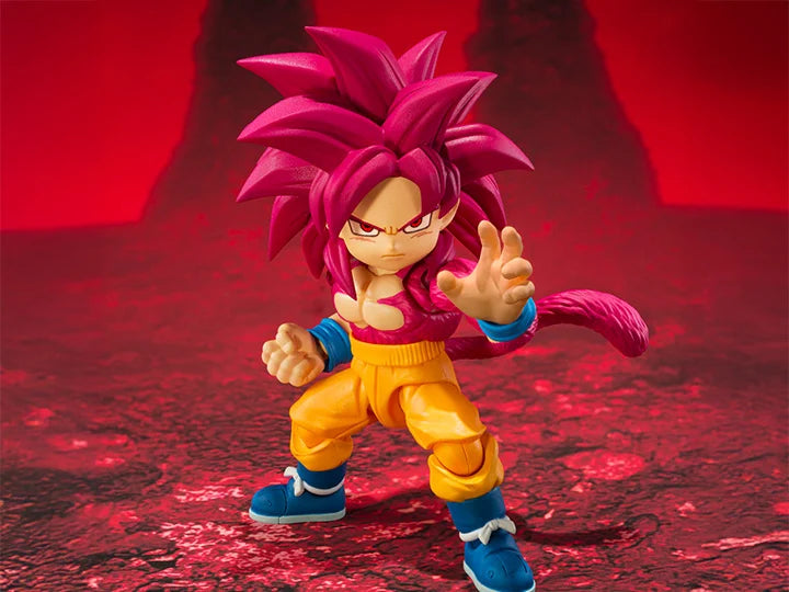 Dragon Ball Daima S.H.Figuarts Super Saiyan 4 Goku (Mini) Exclusive Action Figure