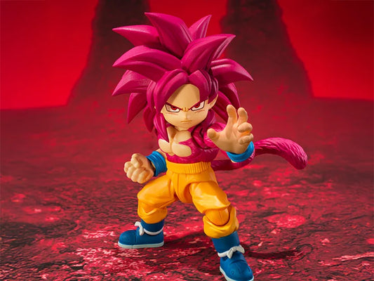 Dragon Ball Daima S.H.Figuarts Super Saiyan 4 Goku (Mini) Exclusive Action Figure