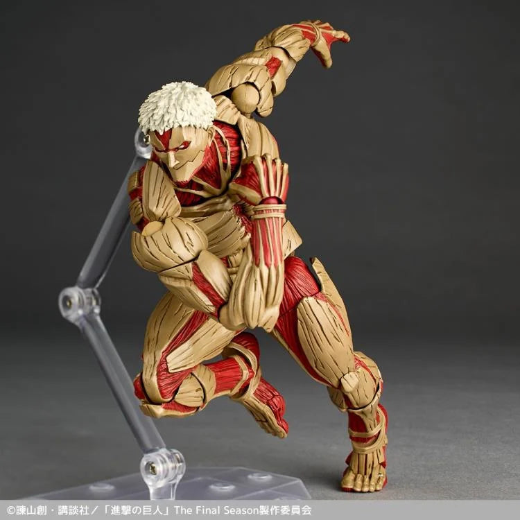 Attack on Titan Amazing Yamaguchi Revoltech NR069 Armored Titan (Reiner Braun) Action Figure Reissue