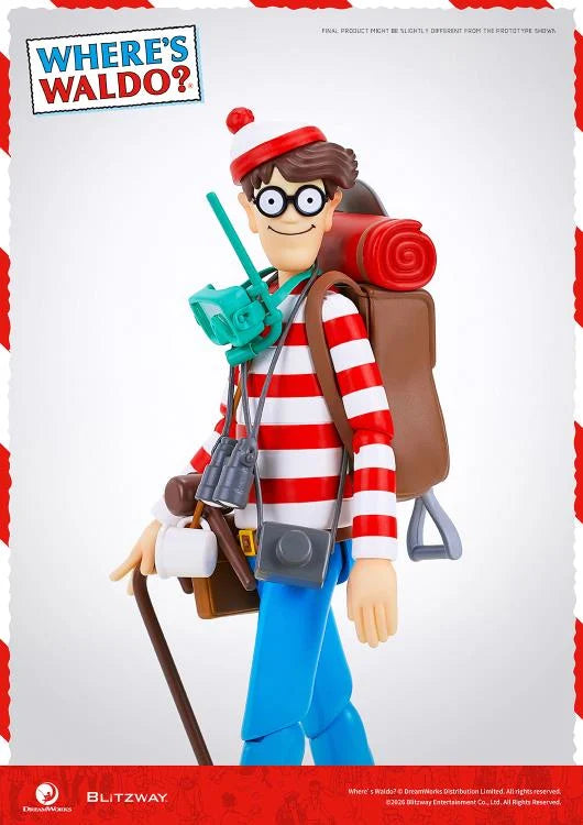Pre-Order: Where's Waldo Waldo 1/12 Scale Action Figure