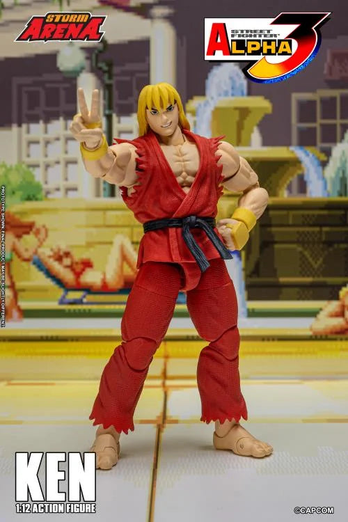Street Fighter Zero 3 Storm Arena Ken 1/12 Scale Action Figure (Asia Packaging)