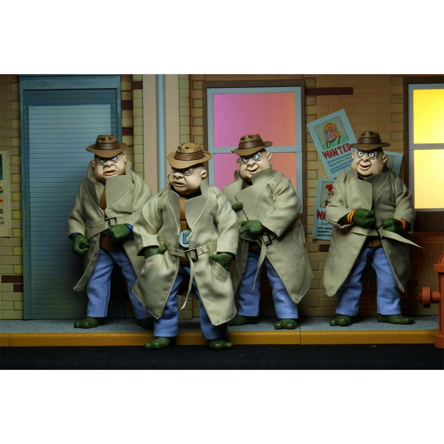NECA Teenage Mutant Ninja Turtles Turtles in Disguise! Leonardo, Donatello, Michelangelo & Raphael Action Figure 4-Pack