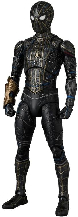 PRE-ORDER:Spider-Man: No Way Home MAFEX No.308 Spider-Man (Black and Gold Suit Ver.) Action Figure