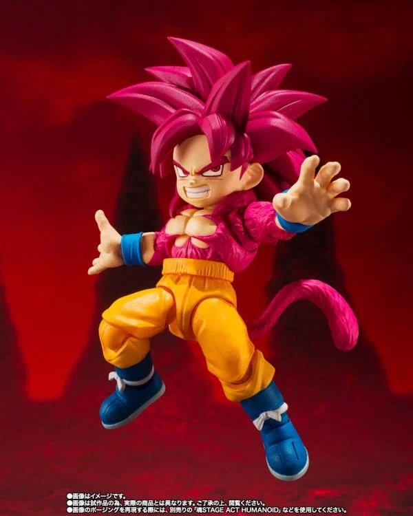 Dragon Ball Daima S.H.Figuarts Super Saiyan 4 Goku (Mini) Exclusive Action Figure