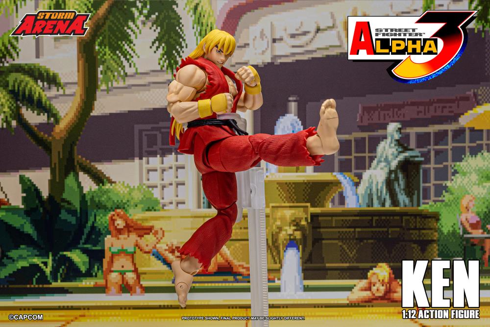 Street Fighter Zero 3 Storm Arena Ken 1/12 Scale Action Figure (Asia Packaging)