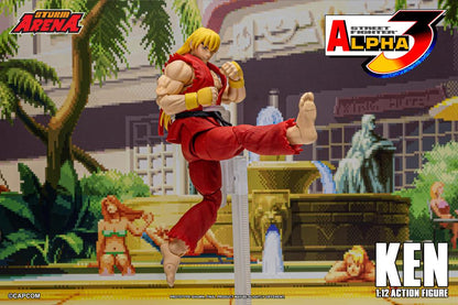 Street Fighter Zero 3 Storm Arena Ken 1/12 Scale Action Figure (Asia Packaging)