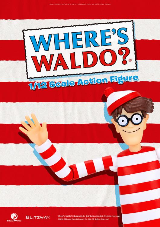 Pre-Order: Where's Waldo Waldo 1/12 Scale Action Figure