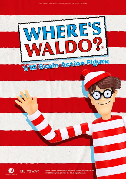 Pre-Order: Where's Waldo Waldo 1/12 Scale Action Figure