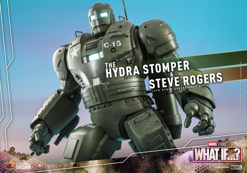 What If...? TMS060 The Hydra Stomper and Steve Rogers 1/6th Scale Collectible Figure Set