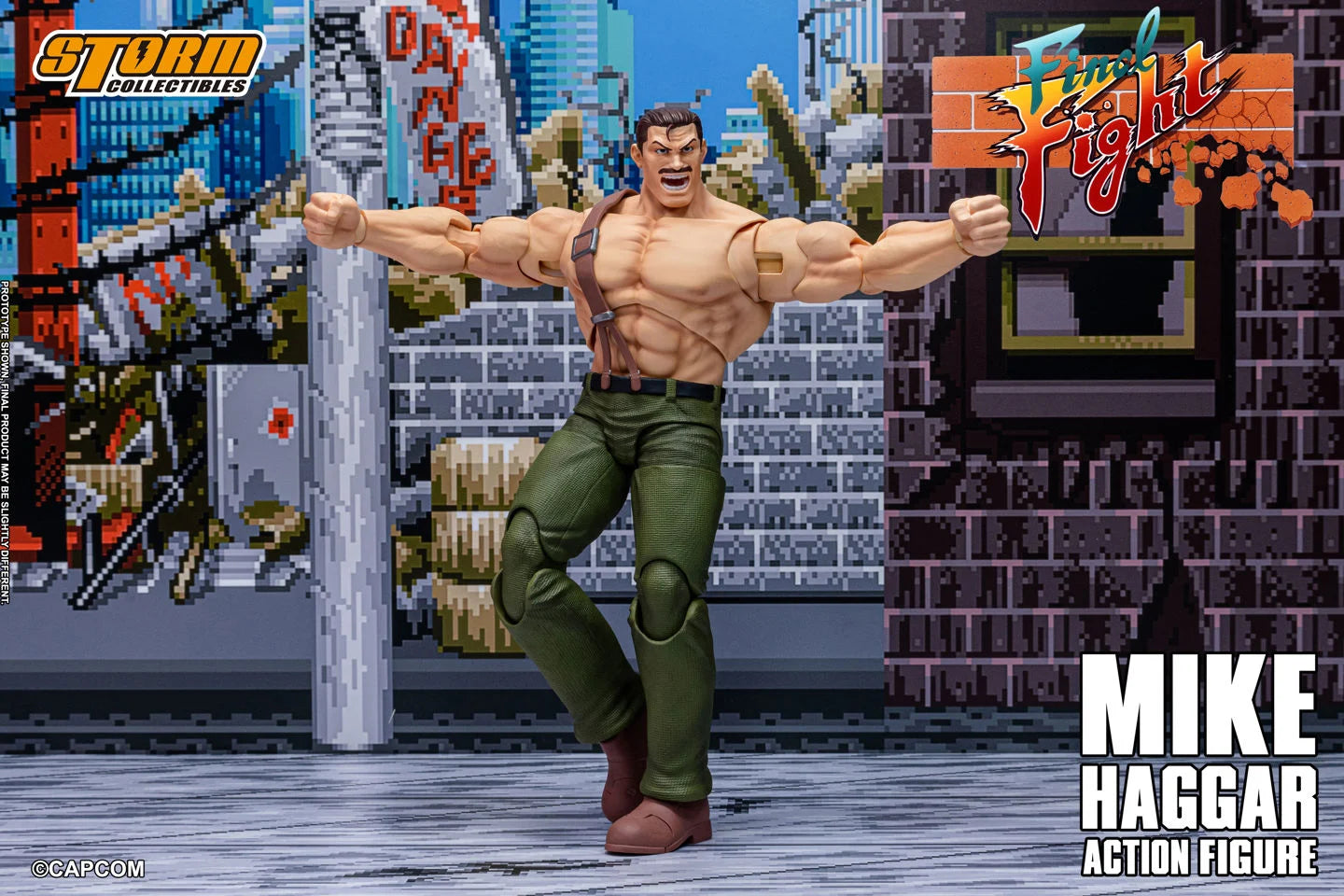 Pre-Order:: Final Fight Mike Haggar 1/12 Scale Action Figure