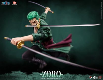 Pre-Order: One Piece Pixel Poses Roronoa Zoro (Deluxe Ver.) 1/6 Scale Action Figure