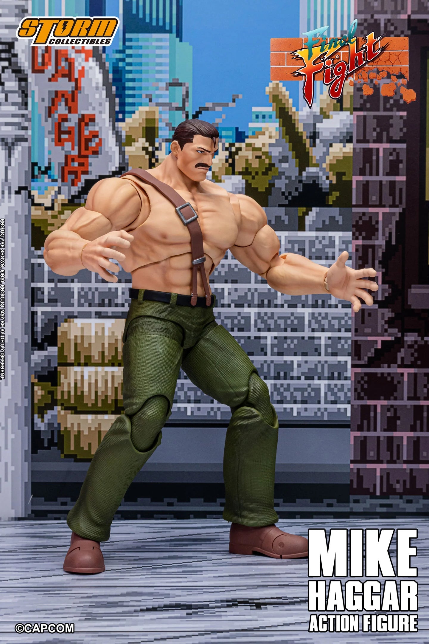 Pre-Order:: Final Fight Mike Haggar 1/12 Scale Action Figure