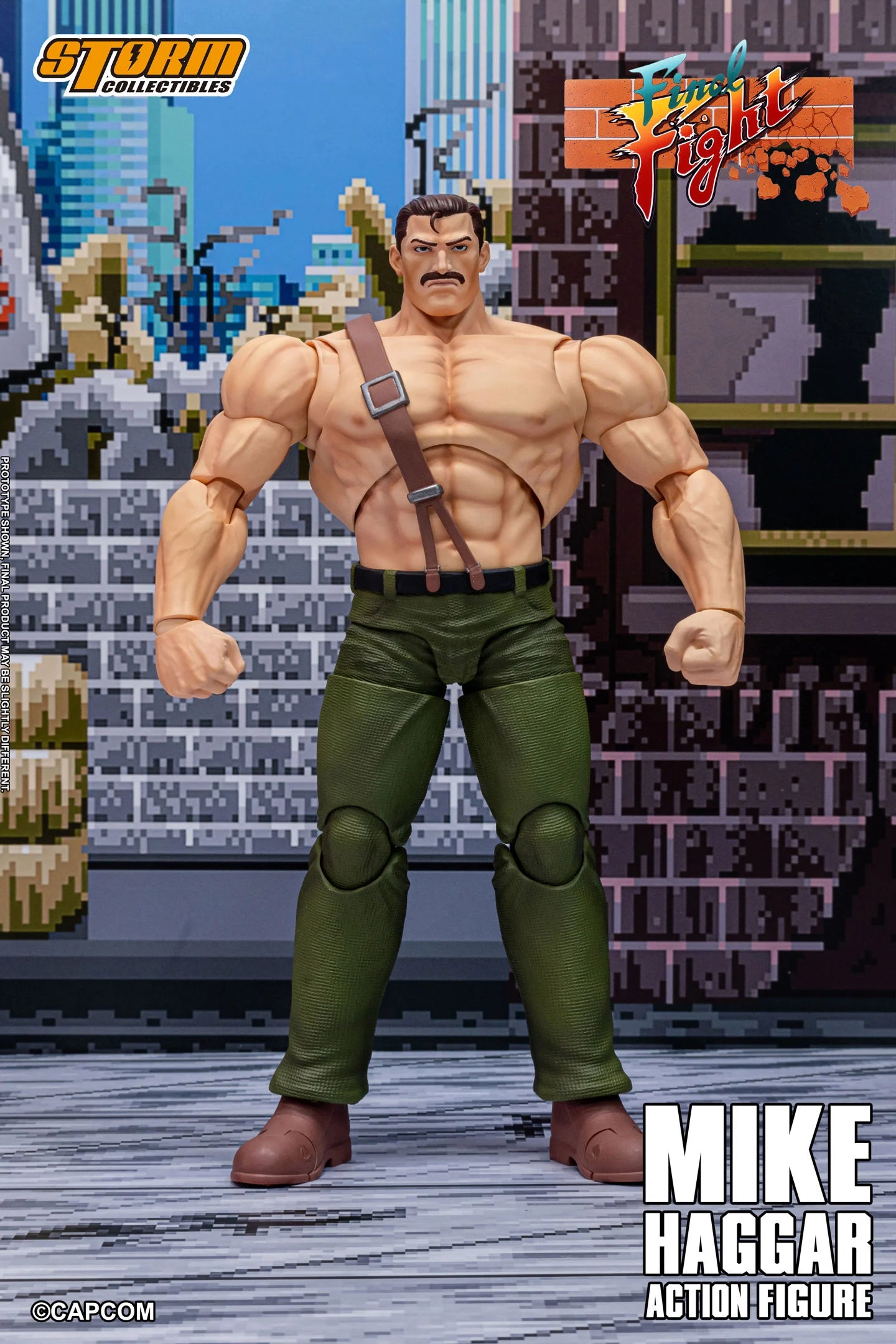 Pre-Order:: Final Fight Mike Haggar 1/12 Scale Action Figure