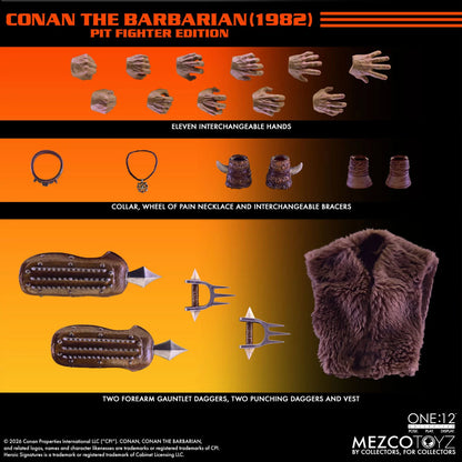 Pre-Order: Conan the Barbarian (1982) One:12 Collective Conan (Pit Fighter Edition) Action Figure