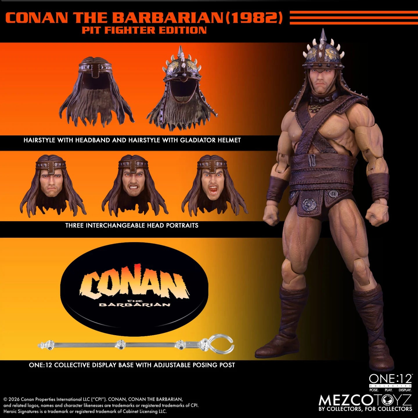 Pre-Order: Conan the Barbarian (1982) One:12 Collective Conan (Pit Fighter Edition) Action Figure