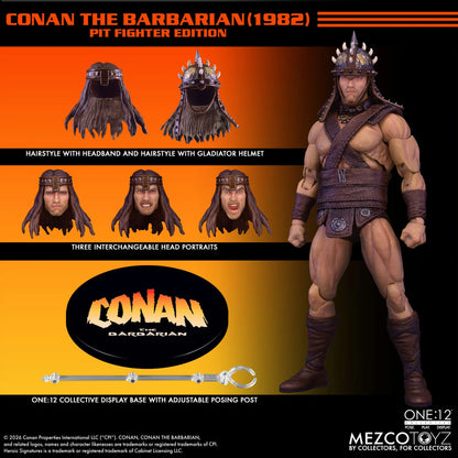 Pre-Order: Conan the Barbarian (1982) One:12 Collective Conan (Pit Fighter Edition) Action Figure