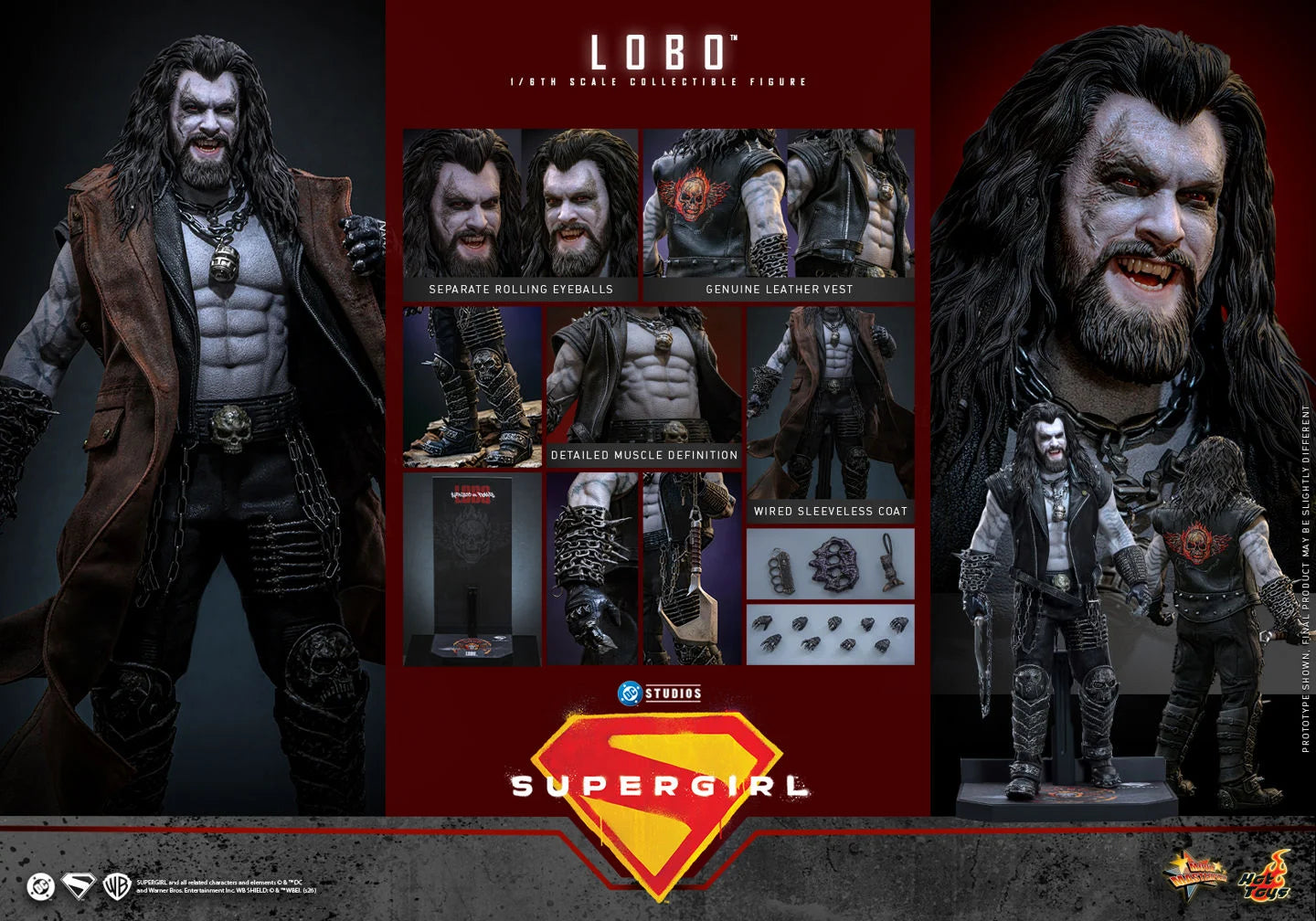 PRE-ORDER - Supergirl (2026) MMS890 Lobo 1/6th Scale Collectible Figure