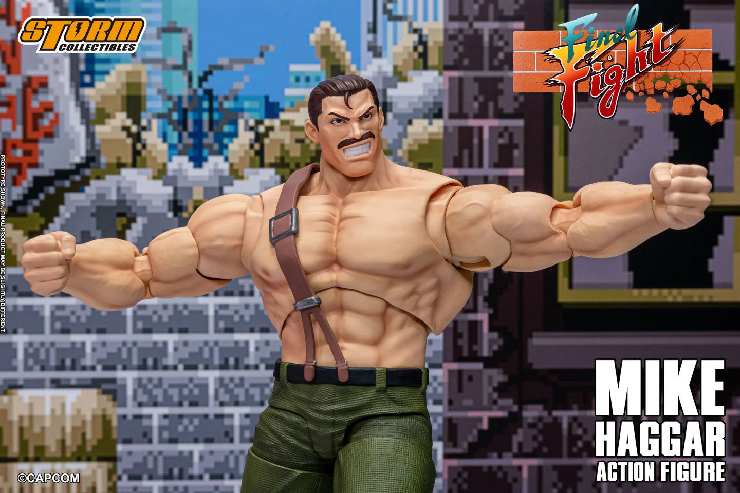 Pre-Order:: Final Fight Mike Haggar 1/12 Scale Action Figure