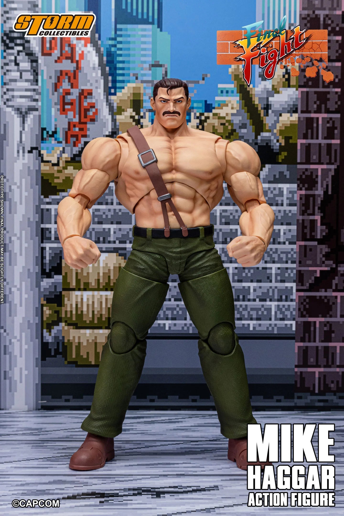 Pre-Order:: Final Fight Mike Haggar 1/12 Scale Action Figure