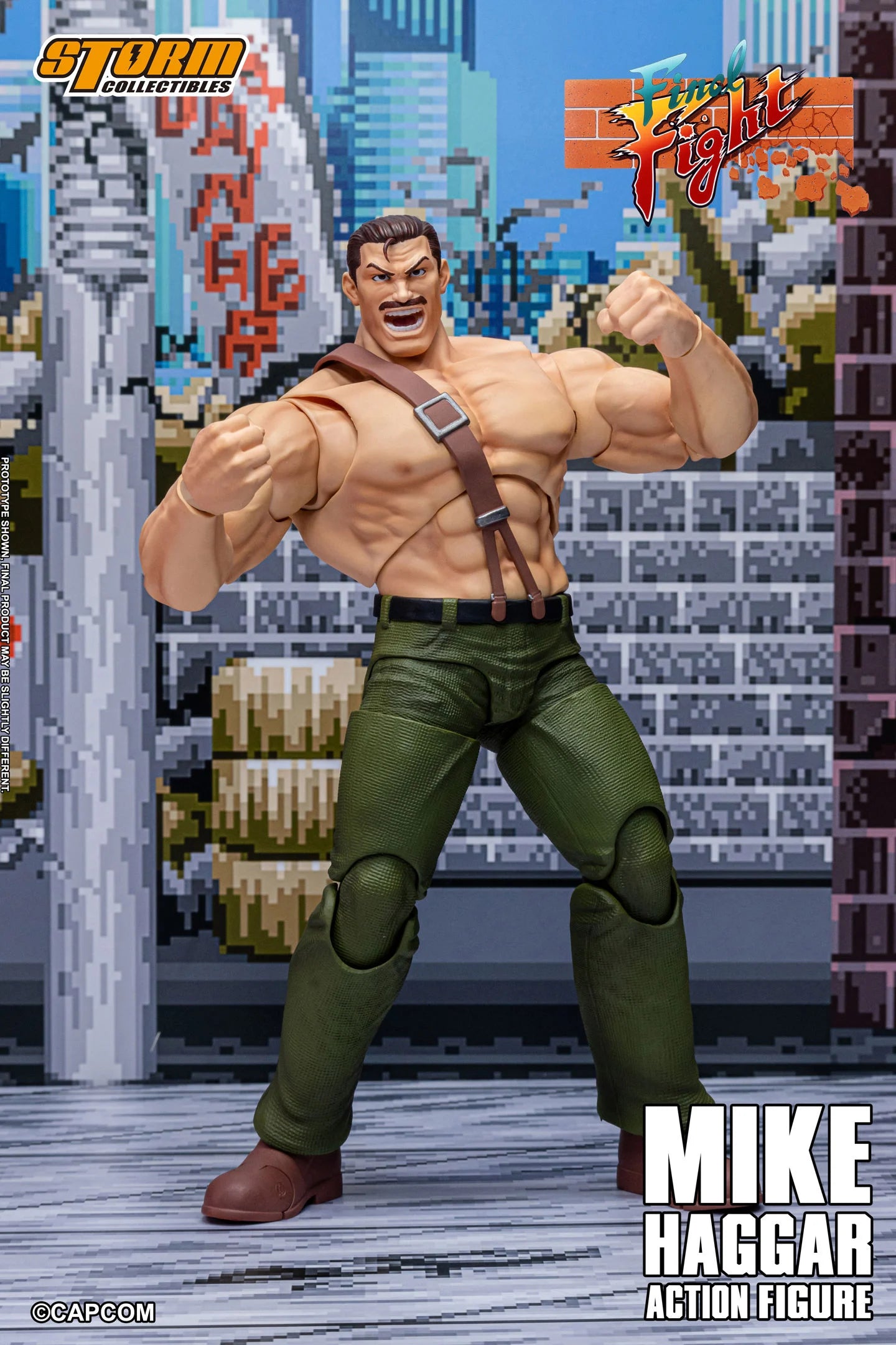 Pre-Order:: Final Fight Mike Haggar 1/12 Scale Action Figure