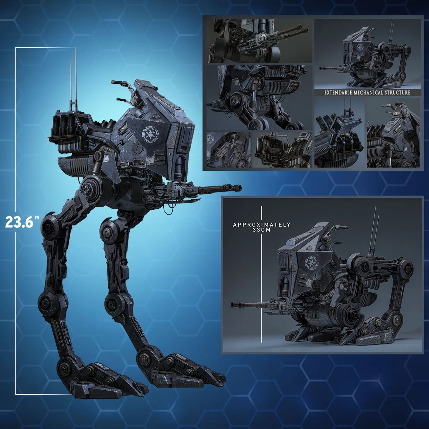 Pre-Order: Star Wars: The Mandalorian & Grogu MMS874 AT-RT 1/6th Scale Vehicle Accessory