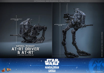 Pre-Order: Star Wars: The Mandalorian & Grogu MMS875 Imperial Remnant AT-RT Driver and AT-RT 1/6th Scale Collectible Figure and Vehicle Accessory