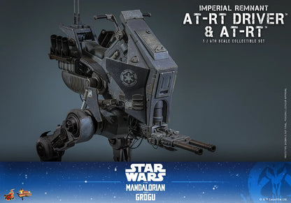 Pre-Order: Star Wars: The Mandalorian & Grogu MMS875 Imperial Remnant AT-RT Driver and AT-RT 1/6th Scale Collectible Figure and Vehicle Accessory