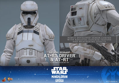 Pre-Order: Star Wars: The Mandalorian & Grogu MMS875 Imperial Remnant AT-RT Driver and AT-RT 1/6th Scale Collectible Figure and Vehicle Accessory