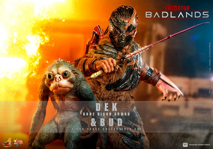 Pre-Order - Predator: Badlands MMS873 Dek (Bone Bison Armor) and Bud 1/6th Scale Collectible Figure