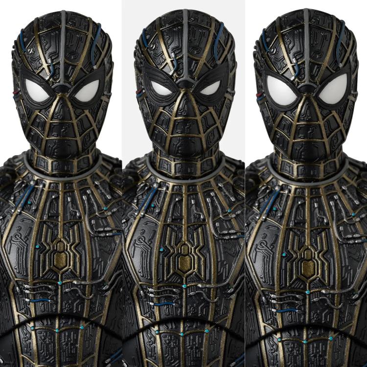 PRE-ORDER:Spider-Man: No Way Home MAFEX No.308 Spider-Man (Black and Gold Suit Ver.) Action Figure