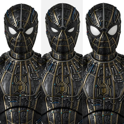 PRE-ORDER:Spider-Man: No Way Home MAFEX No.308 Spider-Man (Black and Gold Suit Ver.) Action Figure