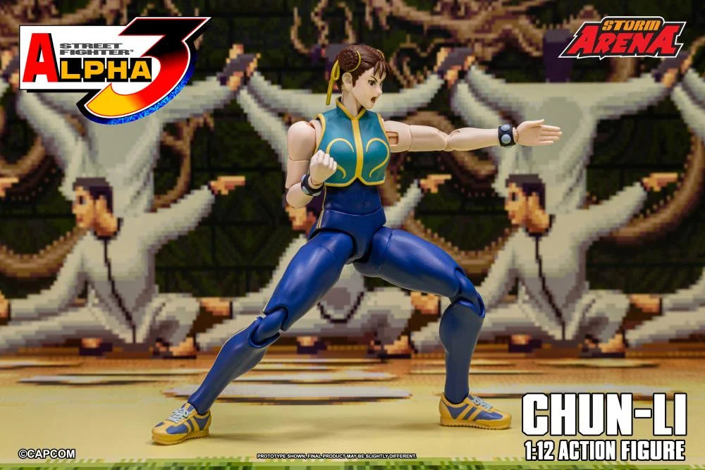 Pre-Order - Street Fighter Alpha 3 Storm Arena Chun-Li 1/12 Scale Action Figure