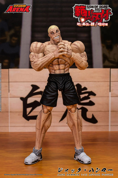 Pre-Order - Baki Hanma: Son of Ogre Storm Arena Jack Hammer 1/12 Scale Action Figure