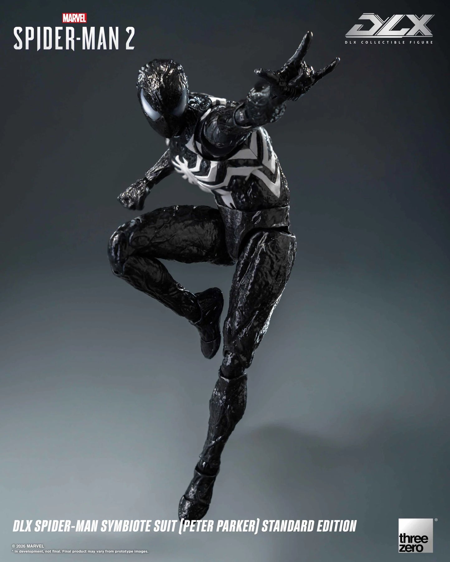 PRE-ORDER - Marvel's Spider-Man 2 DLX Spider-Man Symbiote Suit (Peter Parker) Standard Edition Action Figure