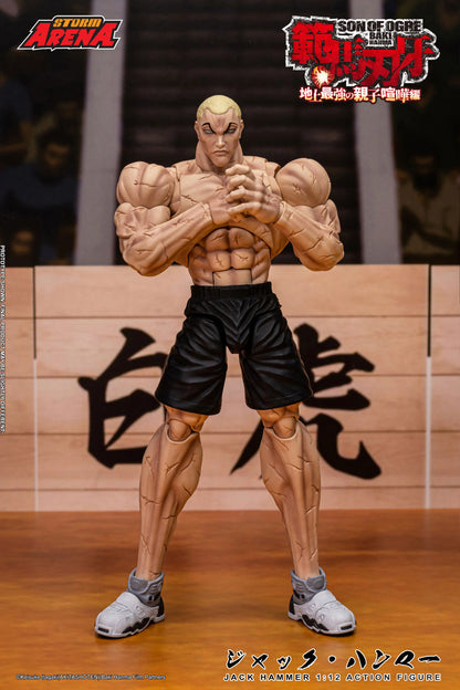 Pre-Order - Baki Hanma: Son of Ogre Storm Arena Jack Hammer 1/12 Scale Action Figure