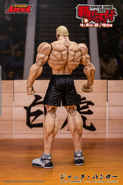 Pre-Order - Baki Hanma: Son of Ogre Storm Arena Jack Hammer 1/12 Scale Action Figure