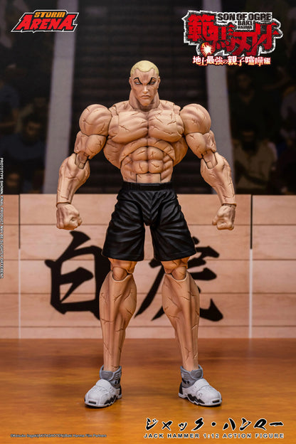 Pre-Order - Baki Hanma: Son of Ogre Storm Arena Jack Hammer 1/12 Scale Action Figure