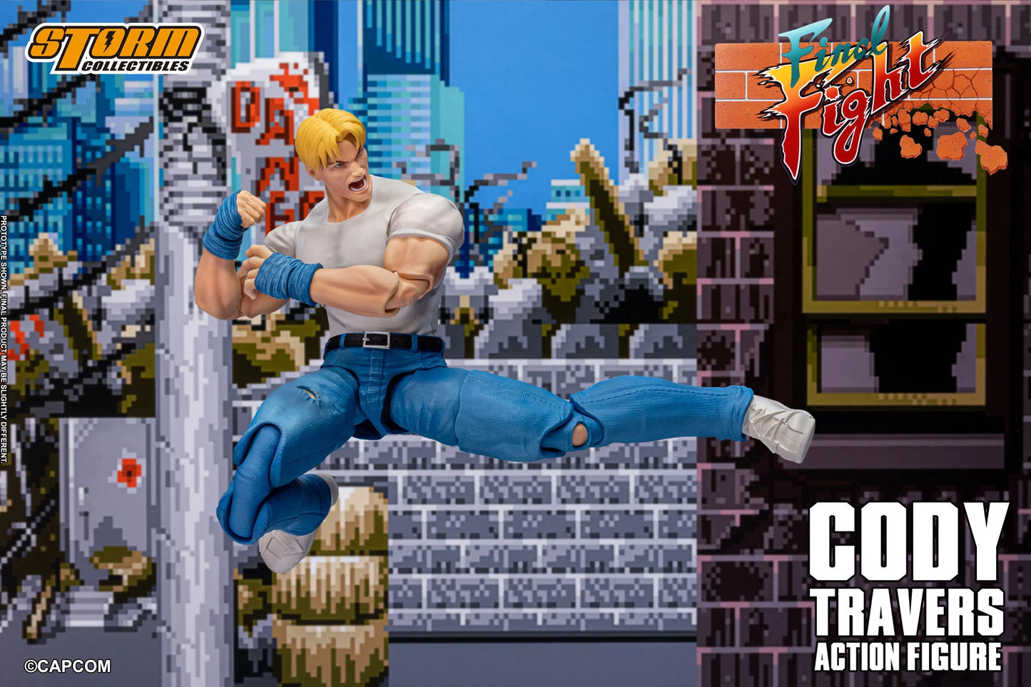 Pre-Order - Final Fight Cody Travers 1/12 Scale Action Figure