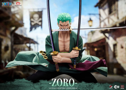 Pre-Order: One Piece Pixel Poses Roronoa Zoro (Standard Ver.) 1/6 Scale Action Figure