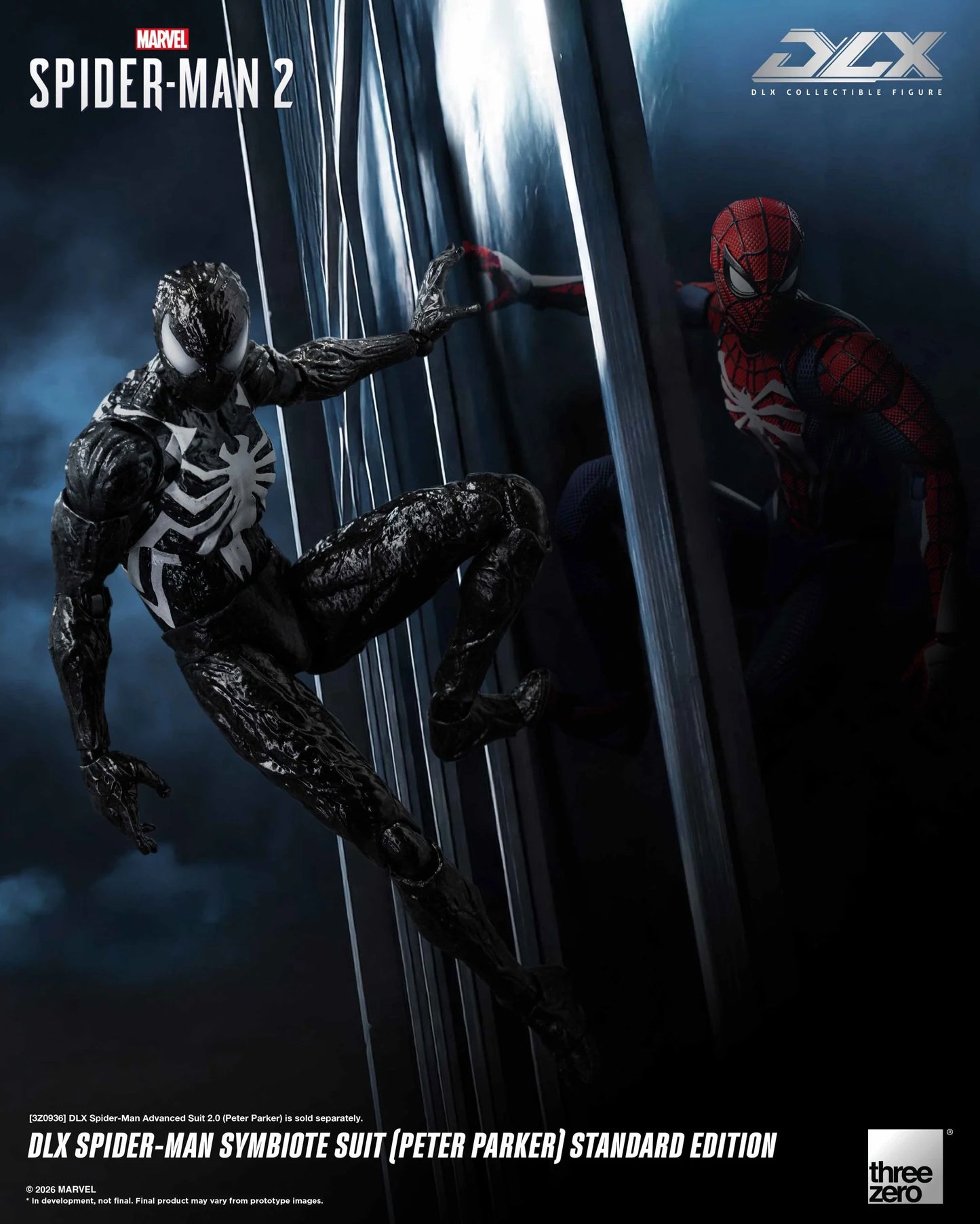 PRE-ORDER - Marvel's Spider-Man 2 DLX Spider-Man Symbiote Suit (Peter Parker) Standard Edition Action Figure