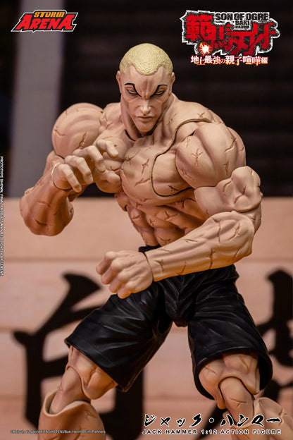 Pre-Order - Baki Hanma: Son of Ogre Storm Arena Jack Hammer 1/12 Scale Action Figure