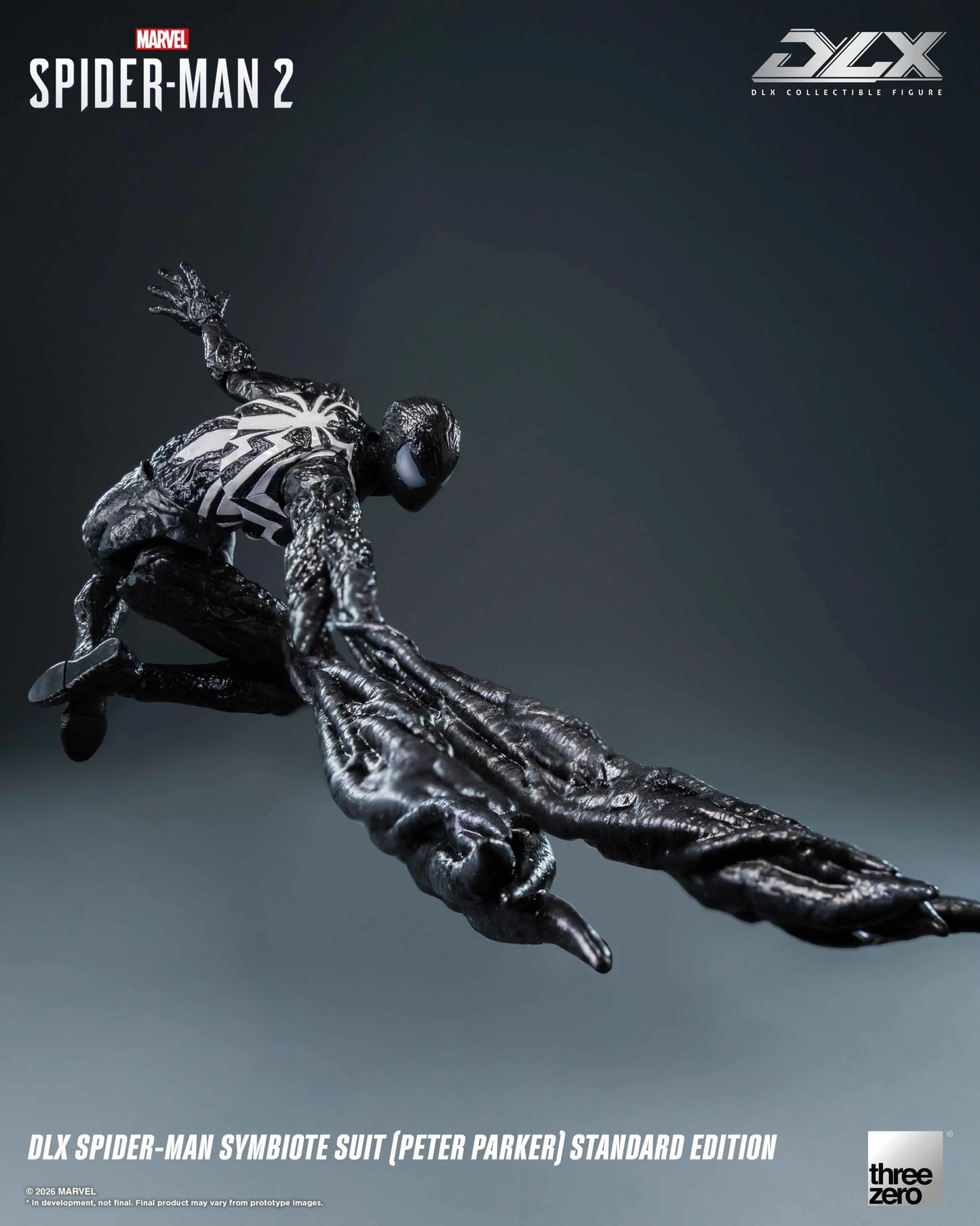 PRE-ORDER - Marvel's Spider-Man 2 DLX Spider-Man Symbiote Suit (Peter Parker) Standard Edition Action Figure